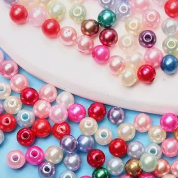 100/50 шт. 6/8 мм DIY акриловые круглые прокладки свободные бусины для ожерелья, браслета, сережек, ювелирных аксессуаров, DIY ювелирных изделий, ювелирных аксессуаров 6mm 100 Pcs золотой