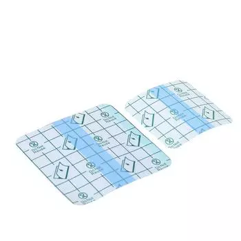 100/50 шт. прозрачная лента полиуретановая пленка клейкая штукатурка водонепроницаемая 5cm*5cm