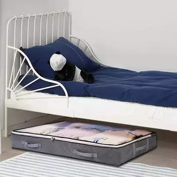 100*50 см складная сумка для хранения под кроватью с усиленной ручкой портативная сумка для одежды пылезащитный органайзер для одежды