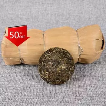 100*5 Юньнаньский чай Пуэр, бамбуковые побеги, ракушка, чай Пуэр Туо, органический зеленый чай