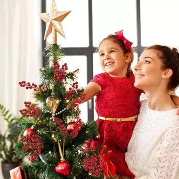 100/5 шт. Рождественские искусственные красные ягоды, украшение на стебель, красные ягоды падуба, искусственные цветы, растения для новогодней вечеринки, домашний декор 5PCS