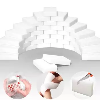 100*60*20 мм меламиновая губка, волшебная губка, ластик, меламиновая чистящая губка для кухни, инструменты для чистки ванной комнаты 10pcs