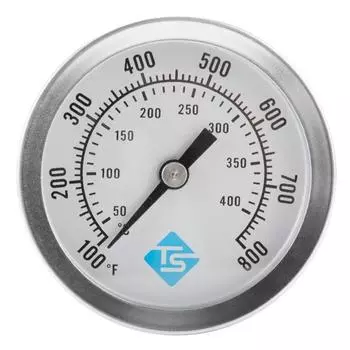 100-800 градусов термометр для духовки по Фаренгейту, большой циферблат, кухонный инструмент для выпечки серебряный