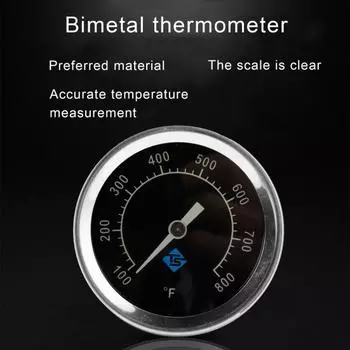 100-800 градусов термометр для духовки по Фаренгейту, циферблат, инструмент для выпечки чёрный