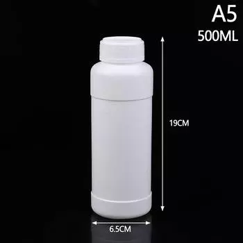 100-800 мл цилиндр лабораторный пластиковый пустой химический контейнер для хранения жидкости флакон для химической жидкости реагент лабораторный расходный материал 500ML