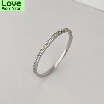 100% 925 стерлингового серебра браслеты браслеты для женщин свадебные высокоуглеродистые бриллиантовые браслеты ювелирные изделия 56x48 мм браслет