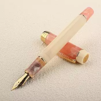 100 Centennial перьевая ручка из смолы с золотым зажимом, перо EF FM, студенческие ручки, бизнес-канцелярские принадлежности, школьные канцелярские товары PK 9019 F(0.5mm)