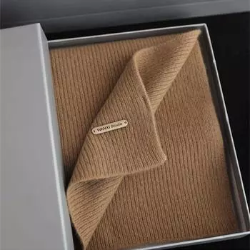 100% чистая шерсть вязаный роскошный женский шарф однотонный простой мягкий теплый шарф зимний подарок леди пашмина шали обертывание хиджаб 33x160cm