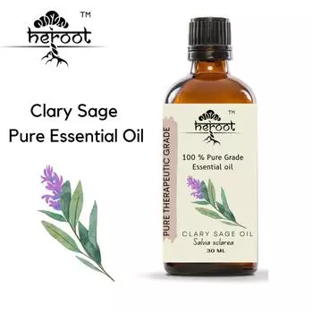 100% чистое эфирное масло шалфея мускатного уменьшает тревогу и является натуральным антидепрессантом Volume=10ml