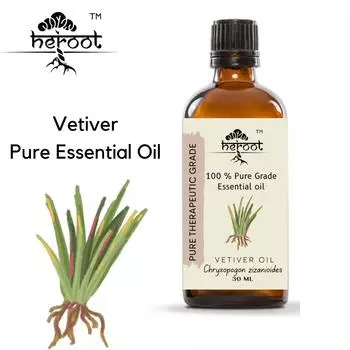 100% чистое эфирное масло ветивера, полезное при артрите, укусах и ожогах