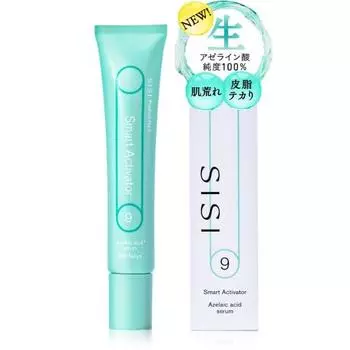 [100% чистота сырой азелаиновой кислоты] SISI Smart Activator 30 г крем с азелаиновой кислотой CICA Sebum Control Pore Сделано в Японии