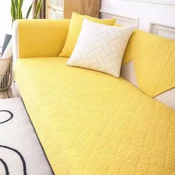 100% чистый хлопок, чехол для подушки на сиденье дивана, четыре сезона, обычные ткани, полотенце в стиле кантри и простой современный нескользящий чехол 70*70cm