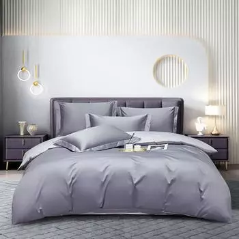 100 Class A Maternal And Infant Grade Cotton Long-Staple Cotton Double-Parcel Sheets4-Pcs Set Single And Double Machine Washable 1.5m bed