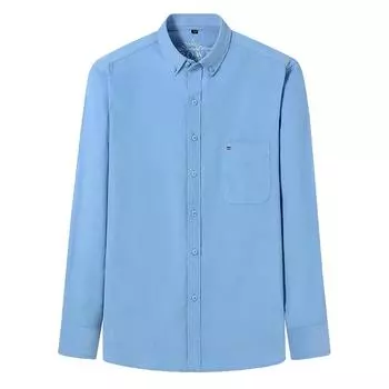 100% Coduroy Теплые Длинные Рукава Мужские Повседневные Рубашки Зимние Хлопковые Однотонные Мужские Деловые Рубашки 38