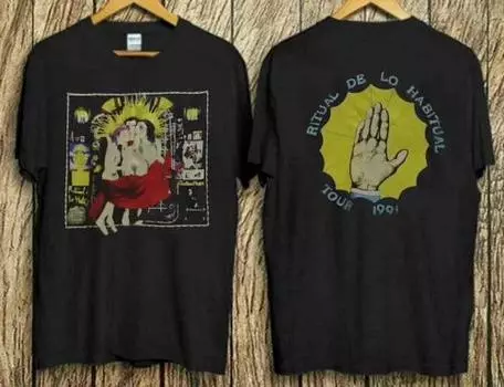 100% cotton TOPS UNISEX TEES MENS WOMENS JaneS Addiction 1991 Ritual De Lo Habitual T Shirt, 1991 Janes Addiction Ritua L чёрный