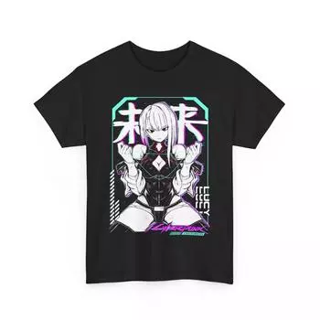 100% cotton TOPS UNISEX TEES MENS WOMENS Waifu Material Anime T-Shirt, Anime Tee, Unisex T-Shirt, Kawaii Shirt, OtakuLU L чёрный