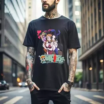 100% cotton TOPS UNISEX TEES MENS WOMENS Anime Vintage Waifu Special Unisex T-shirt Manga tee Anime Exclusive Shirt 408 S