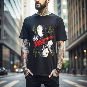 100% cotton TOPS UNISEX TEES MENS WOMENS Vintage Special Anime Love T-shirt Japanese shirt Anime T-shirt Manga Gift 484 S