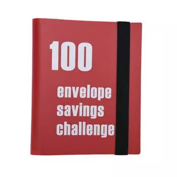 100 Days Money Saving Binder PP Envelope Savings Challenge Christmas New Year Gift