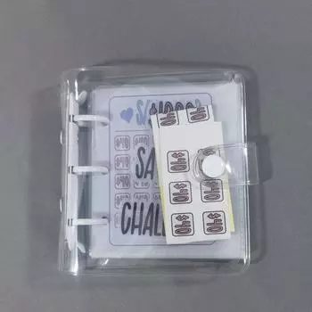 100 дней $ 1000 Экономия задач Книга Экономия денег Переплетчик Мини-сбережение блокнот с отрывными листами Органайзер для наличного бюджета Игра «Экономьте деньги»