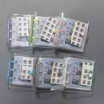 100 дней $ 1000 Экономия задач Книга Экономия денег Переплетчик Мини-сбережение блокнот с отрывными листами Органайзер для наличного бюджета Игра «Экономьте деньги»