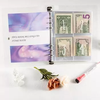 100 дней, 100 конвертов, конкурс на экономию денег, папка-переплет, блокнот, органайзер для наличного бюджета, игра «Экономьте деньги»