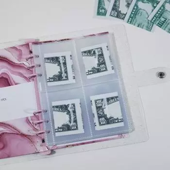 100-дневная книга-переплет для экономии денег с конвертами для наличных, водонепроницаемая, мягкая, гибкая, экономия денег, бюджетная переплетная тетрадь серебряный