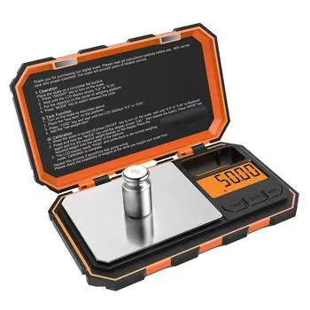 100 г/0,01 г прецизионные цифровые весы мини карманные весы ЖК-дисплей для алмазного взвешивания граммовые весы оранжевый