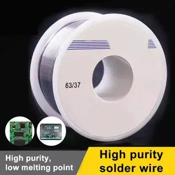 100 г 0,6/0,8/1,0/1,2/1,8 мм 63/37 канифольный сердечник, сварочный припой, катушка для свинцовой проволоки 0.6mm
