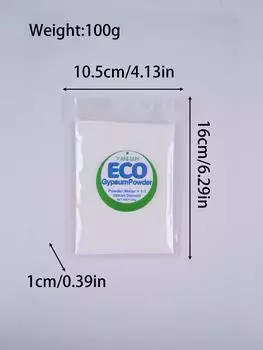 100 г/200 г/500 г/1000 г Высокоплотный гипсовый порошок DIY Гипсовый цемент Глиняный материал Ручная работа Ремесло Гипсовые Куклы Принадлежности Для Изготовления