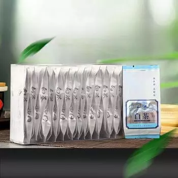 100 г-500 г белого чая в маленькой коробке в маленькой упаковке, независимый маленький пакет 125g