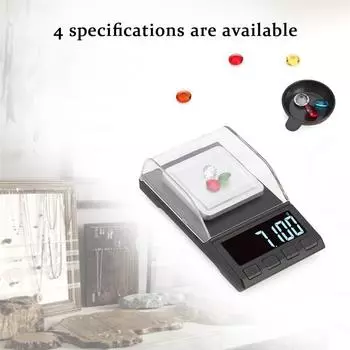 100 г/50 г/20 г/10 г 0,001 г точные цифровые весы портативные мини ювелирные золотые лабораторные весы миллиграммовые электронные весы