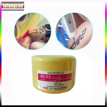 100 г анестетика для татуировки, быстрого обезболивания кожи, 10,56% желтого крема, полуперманентного белый