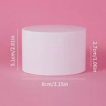 100 г двойная сетка пустая банка для крема косметические контейнеры круглая пластиковая многоразовая коробка для крема для лица дорожная бутылка инструмент 1Pcs