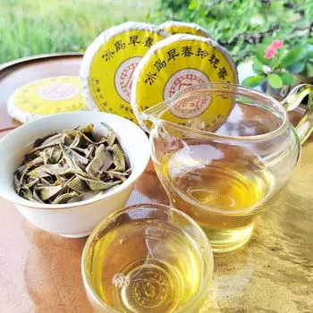 100 г исландского чая Пуэр, Юньнаньский пирог со старым деревом Менгку, весенний чай Пуэр