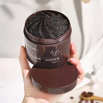 100 г Кофейный скраб-крем Отшелушивающий крем для лица и тела Горячий скраб для тела 100g коричневый