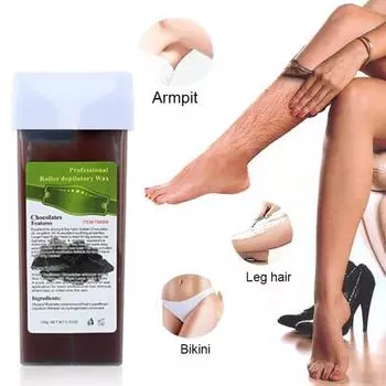 100 г кокосового масла восковой инструмент мягкий прочный роликовый депилятор восковые принадлежности Strawberry