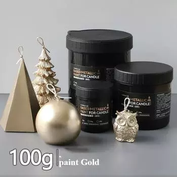 100 г краска для покрытия свечей металлик серебро/розовое золото пигмент DIY ароматизированная свеча колонна воск рождественская елка воск краситель