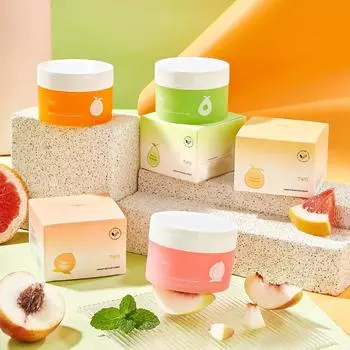 100 г крем для снятия макияжа с фруктами, персиком, грейпфрутом, авокадо, глубоко очищающий крем для снятия макияжа, крем для лица, глаз, губ, масло для снятия макияжа 4-в-1 Peach