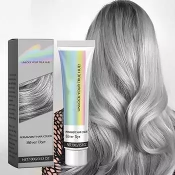 100 г крема для волос сохраняет цвет и не вредит волосам, питательные и ухаживающие за волосами растительные экстракты, модные средства для окрашивания и красоты волос One Size