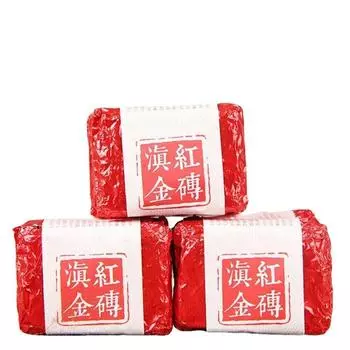 100 г маленький прессованный чай, черный чай, мини-кубик Fengqing Yunnan Dianhong Gold Cube 100g