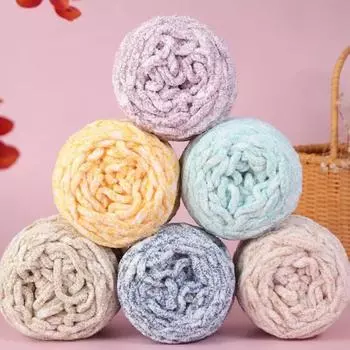 100 г/моток толстая хлопковая пряжа ручная вязка пряжа для вязания крючком тапочек сумка амигуруми одеяло нить