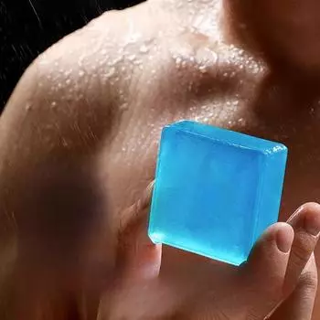 100 г мужское парфюмированное мыло для ванны, мыло для контроля жирности тела, очищающее увлажняющее мыло для тела 1pcs