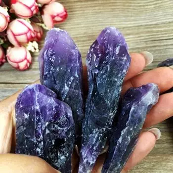 100 г натуральный фиолетовый аметист точечный кварцевый кристалл камни лечебный образец новый