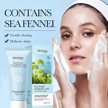 100 г пенка для очищения лица, молочко для тела, очищающее, увлажняющее, не раздражающее, аминокислота, глубокая очистка пор, контроль жирности кожи, мягкий White белый