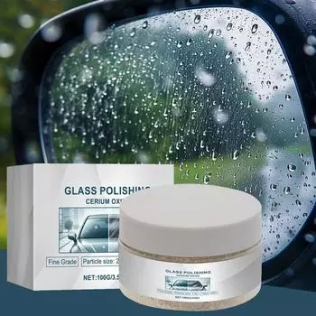 100 г полировальное покрытие для автомобильных стекол, жидкость для полировки автомобильных окон от царапин с губкой, средство для полировки автомобильных стекол CN