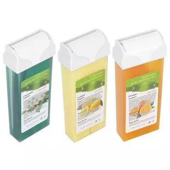 100 г профессиональный роликовый воск для депиляции, домашнее удаление волос, восковой валик для удаления волос на теле большой площади Orange