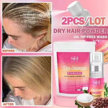 100 г пушистый сухой порошок для волос Sevich Oil Control, спрей для сухих волос, пушистый увеличивающий объем волос, сухой шампунь для укладки, порошок для мужчин и женщин