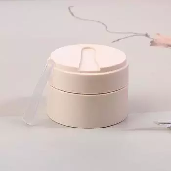 100 г пустая банка для крема для лица с ложкой матовый пластиковый флакон для лосьона банка для маски косметический упаковочный контейнер one size