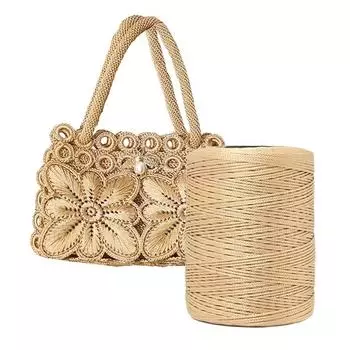 100 г/рулон нитки для вязания крючком, полые нитки, удобный материал, тканая пряжа, шапка, ледяной хлопок, шелковая нить, сумка, ручная вязка, обувь, сделай сам